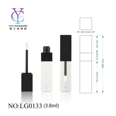 Cosmetic mini empty lipgloss tube packaging shell lipgloss wand tubes