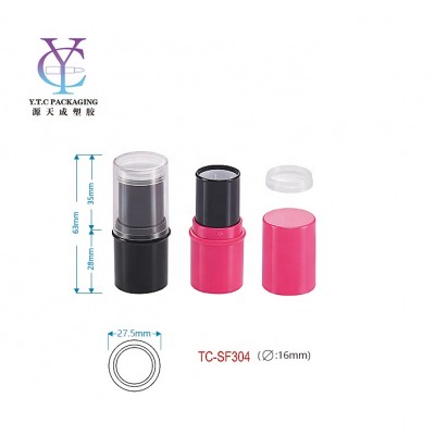 Cosmetic concealer stick packaging empty mini round shape stick foundation packaging tube