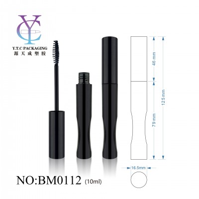 Cosmetic packaging empty mascara tube round mascara tubes with brush