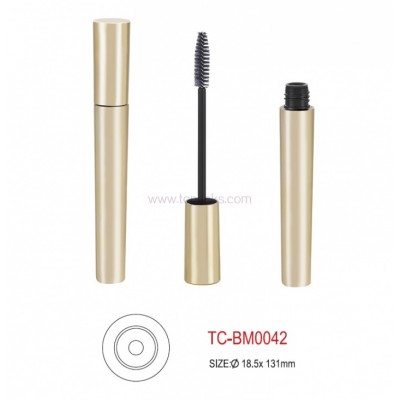 Cosmetic packaging custom empty round unique mascara wand tube