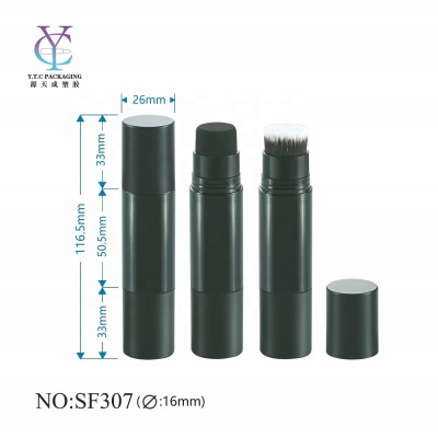 Cosmetic packaging empty container double sided round stick foundation tube