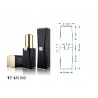 Make your logo luxury custom empty magnetic square lipstick tube packaging